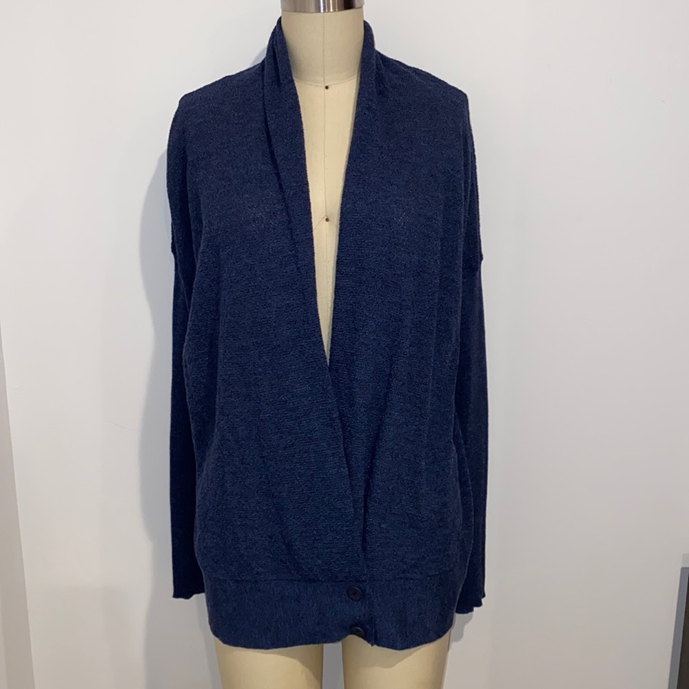Eileen Fisher Blue Cardigan Sweater